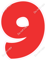 BBT 12" Individuals - Flat Red 9