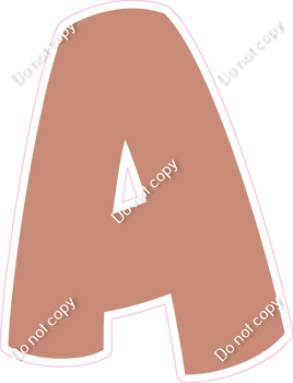 BBT 12" Individuals - Flat Rose Gold A