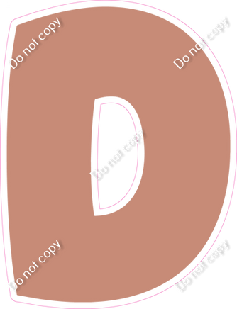 BBT 12" Individuals - Flat Rose Gold D