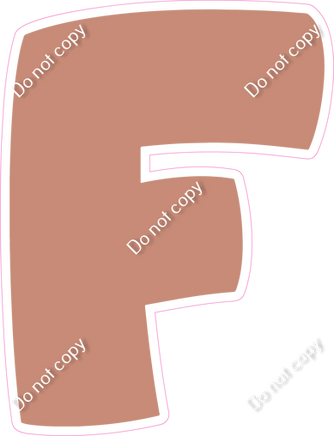 BBT 12" Individuals - Flat Rose Gold F