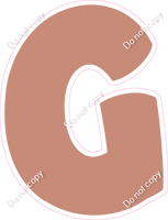 BBT 12" Individuals - Flat Rose Gold G