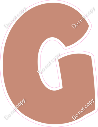 BBT 12" Individuals - Flat Rose Gold G