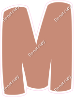 BBT 12" Individuals - Flat Rose Gold M