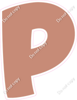 BBT 12" Individuals - Flat Rose Gold P