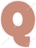 BBT 12" Individuals - Flat Rose Gold Q