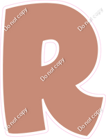 BBT 12" Individuals - Flat Rose Gold R