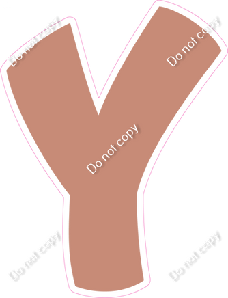 BBT 12" Individuals - Flat Rose Gold Y