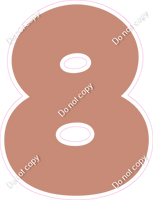 BBT 12" Individuals - Flat Rose Gold 8