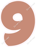 BBT 12" Individuals - Flat Rose Gold 9