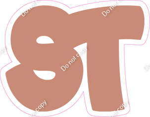 BBT 12" Individuals - Flat Rose Gold ST