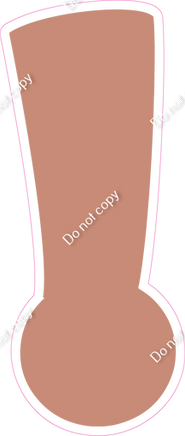 BBT 12" Individuals - Flat Rose Gold !