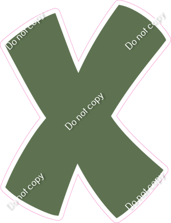 BBT 12" Individuals - Flat Sage X