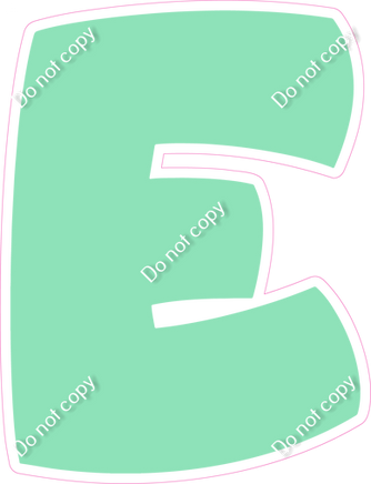 BBT 12" Individuals - Flat Sea Foam E