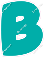 BBT 12" Individuals - Flat Teal B