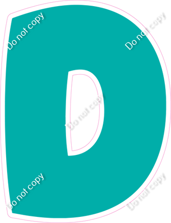 BBT 12" Individuals - Flat Teal D