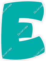 BBT 12" Individuals - Flat Teal E