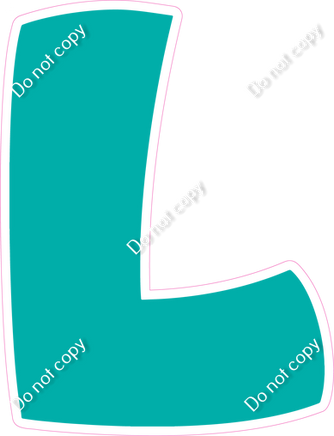 BBT 12" Individuals - Flat Teal L