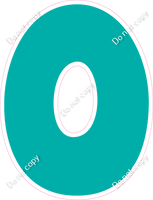 BBT 12" Individuals - Flat Teal O