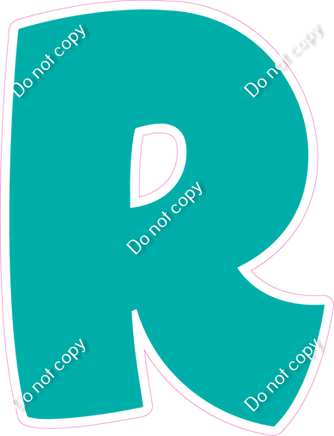 BBT 12" Individuals - Flat Teal R