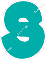 BBT 12" Individuals - Flat Teal S