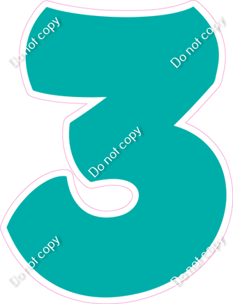 BBT 12" Individuals - Flat Teal 3