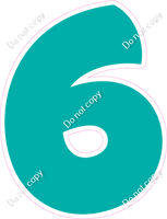 BBT 12" Individuals - Flat Teal 6