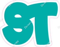 BBT 12" Individuals - Flat Teal ST