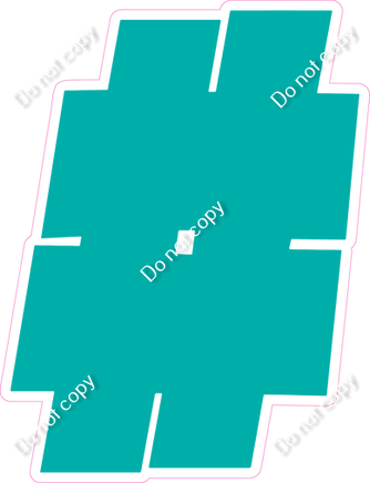 BBT 12" Individuals - Flat Teal #