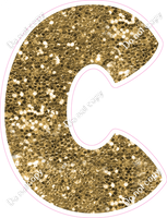 BBT 12" Individuals - Gold Sparkle C