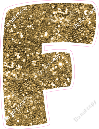 BBT 12" Individuals - Gold Sparkle F