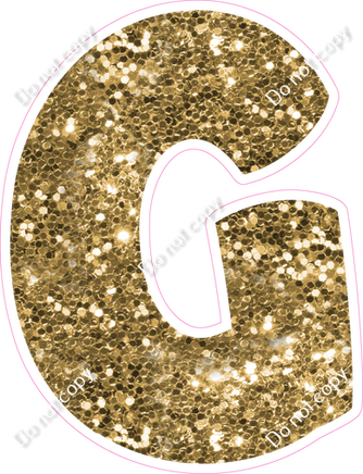 BBT 12" Individuals - Gold Sparkle G