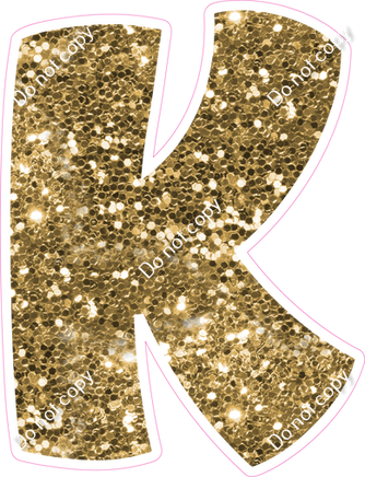 BBT 12" Individuals - Gold Sparkle K