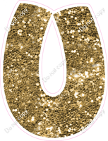 BBT 12" Individuals - Gold Sparkle U