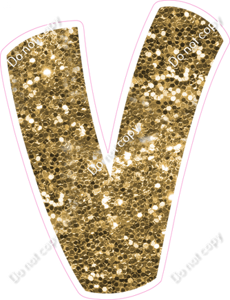 BBT 12" Individuals - Gold Sparkle V