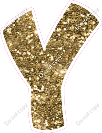 BBT 12" Individuals - Gold Sparkle Y