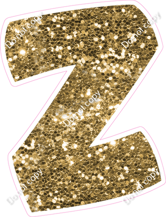 BBT 12" Individuals - Gold Sparkle Z