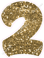 BBT 12" Individuals - Gold Sparkle 2