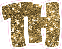 BBT 12" Individuals - Gold Sparkle TH