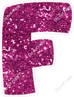 BBT 12" Individuals - Hot Pink Sparkle F