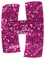 BBT 12" Individuals - Hot Pink Sparkle H