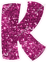 BBT 12" Individuals - Hot Pink Sparkle K