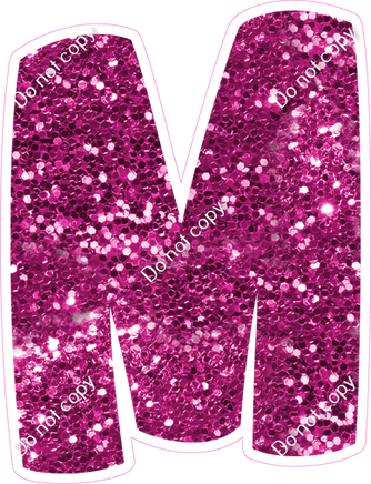 BBT 12" Individuals - Hot Pink Sparkle M