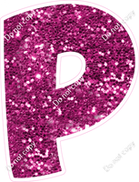 BBT 12" Individuals - Hot Pink Sparkle P