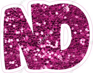 BBT 12" Individuals - Hot Pink Sparkle ND