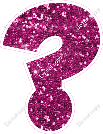 BBT 12" Individuals - Hot Pink Sparkle ?