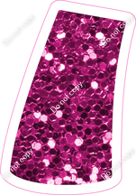 BBT 12" Individuals - Hot Pink Sparkle Apostrophe