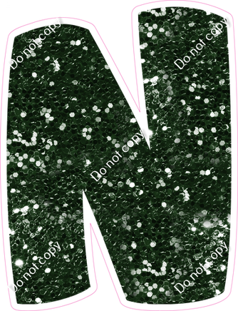 BBT 12" Individuals - Hunter Green Sparkle N