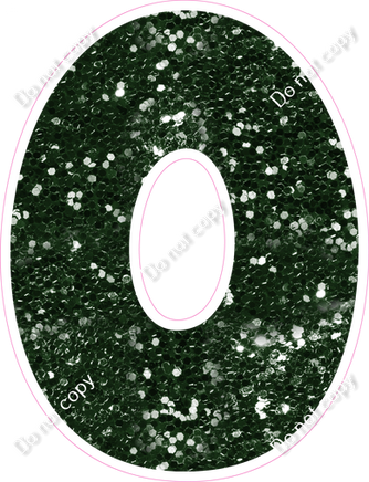 BBT 12" Individuals - Hunter Green Sparkle O