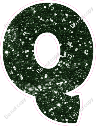 BBT 12" Individuals - Hunter Green Sparkle Q