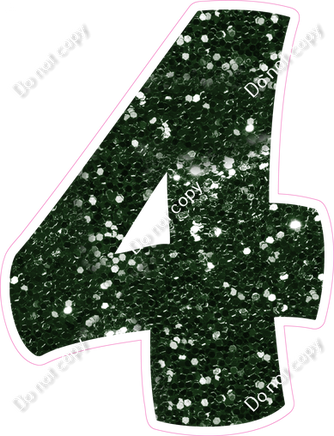 BBT 12" Individuals - Hunter Green Sparkle 4